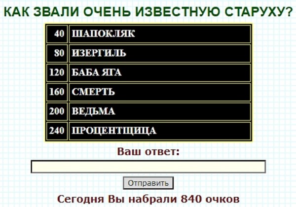 Кто пишет бабушке 100 к 1 андроид