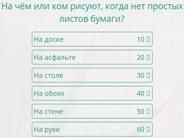 На чем можно писать кроме бумаги 100 к 1 андроид