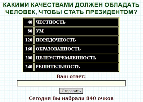 Какими качествами должен обладать человек который смог бы управлять всем миром