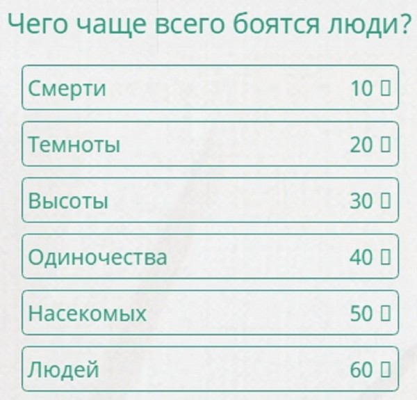 Что люди чаще всего теряют 100 к 1 андроид